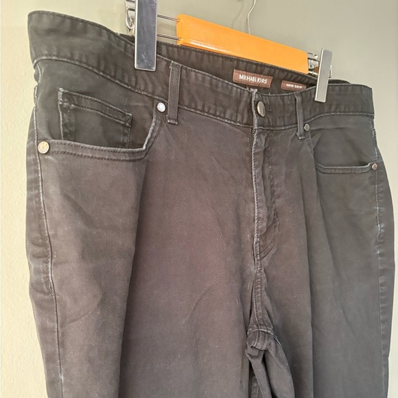 Michael Kors Parker Slim Fit Men's Black Denim Jeans Size 34x30 Preowned - Picture 3 of 8